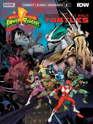 cover image of Mighty Morphin Power Rangers/Teenage Mutant Ninja Turtles (2019), Issue 3